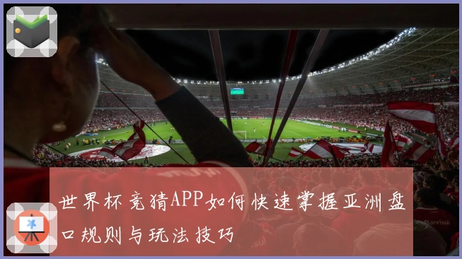 世界杯竞猜APP如何快速掌握亚洲盘口规则与玩法技巧